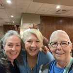 Posing with Suzie Carr and Anne Virtue Posing with Suzie Carr and Anne Virtue